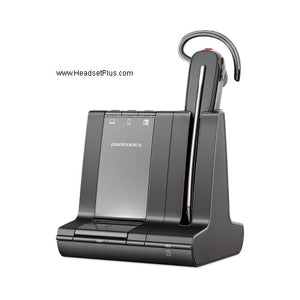 Poly Savi 8240 Convertible Wireless Office Headset - 3-Way Connectivity