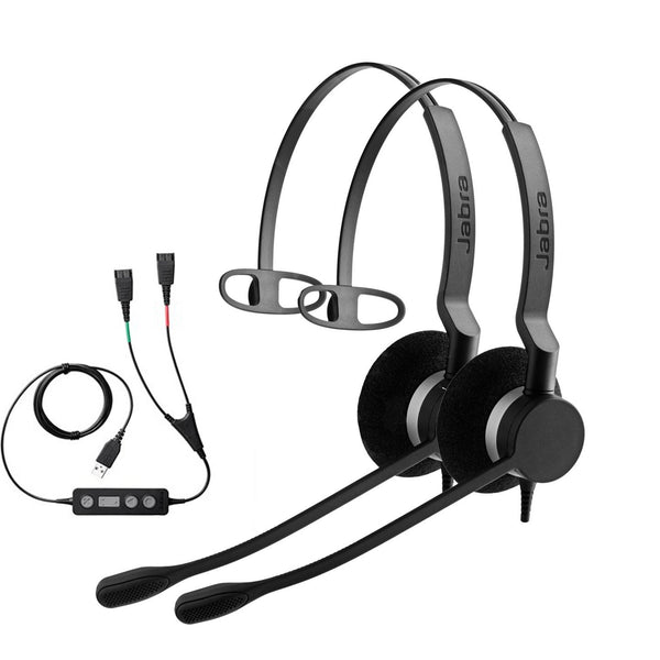 Jabra PC USB Training Bundle with 2 x Jabra Biz 2300 Mon Headset