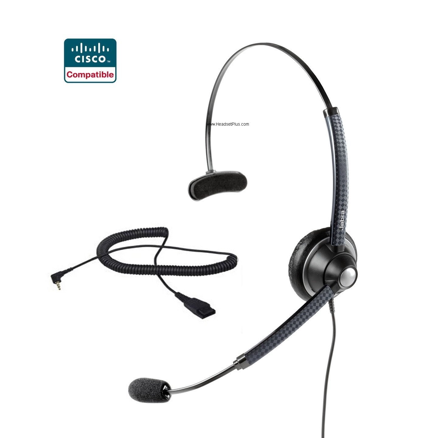Jabra Biz 1920 Mono Cisco SPA 303, 5xx, 9xx Headset *DISCONTINUED*