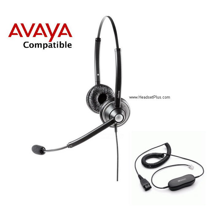Jabra Biz 1925 Duo Avaya 1600 9600 Headset *DISCONTINUED*