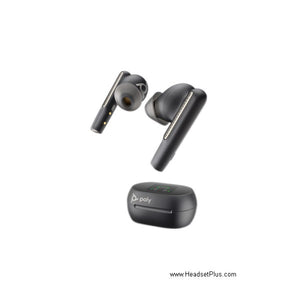 Poly Voyager Free 60+ ANC Wireless Earbuds - Touchscreen Charge Case
