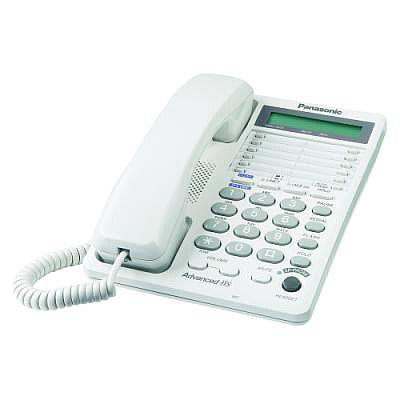 Panasonic KX-TS208-W 2-Line Telephone w/LCD, White