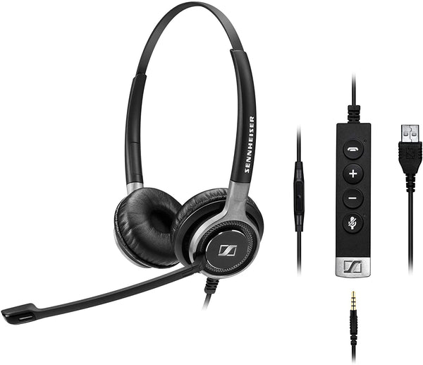 Sennheiser SC 665 USB-A Double Sided Headset w/3.5mm MS Teams