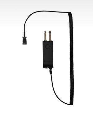 JPL BL-22+P Dual-Prong PJ-7 to QD Headset Adapter