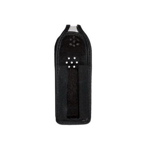 Black nylon belt holster for the cordless handset, with speaker cutouts near the top