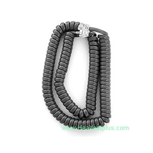 Cisco Replacement Handset Coiled Cord 10', Gray *DISCONTINUED*