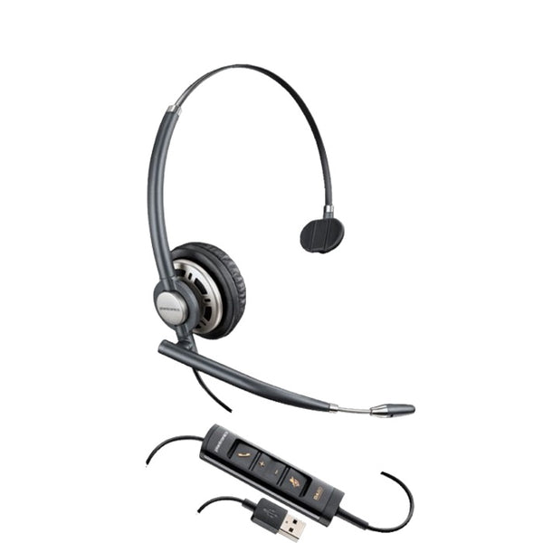 Plantronics EncorePro HW715 USB Headset MS Skype Certified