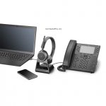 Voyager 4220 Office Two-Way Base Laptop VVX450 iPhone Situation