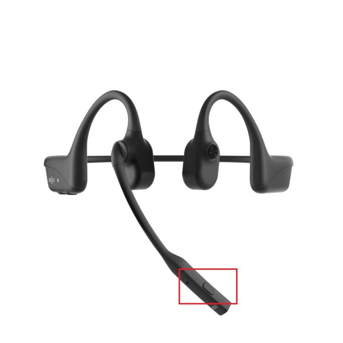 Shokz UC Open Ear Bone Conduction headset Detail