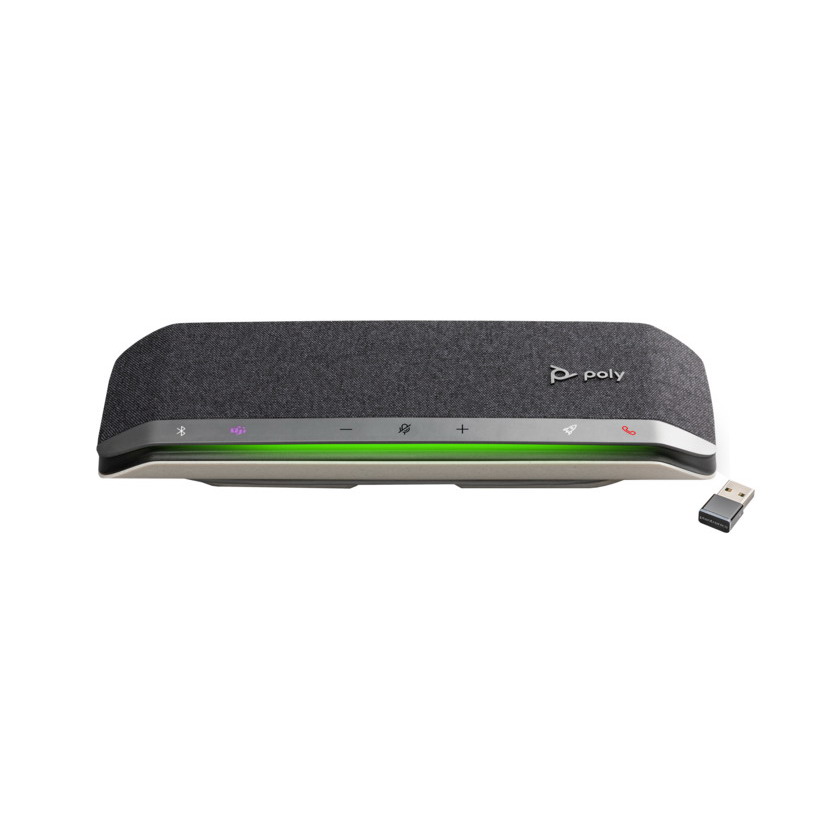 poly sync 40+ bluetooth speakerphone usb-a, usb-c, standard view