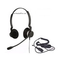 jabra biz 2300 duo binaural direct connect headset view