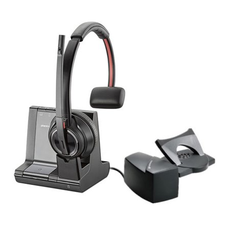 plantronics savi 8210+hl10 wireless headset bundle view