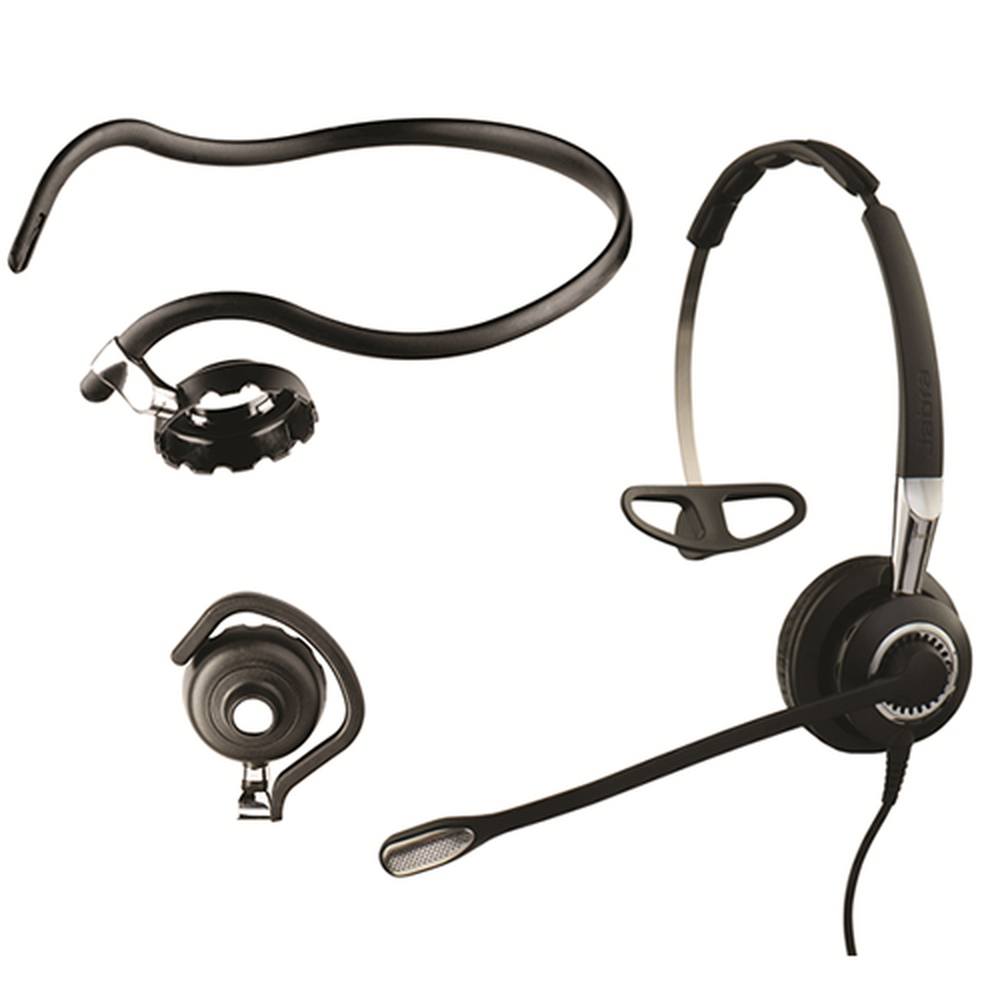 jabra biz 2400 ii mono 3-in-1 usb/bluetooth headset view