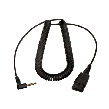 jabra 3.5mm pc, mac, laptop qd cable view