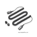 plantronics lightweight extension cable w/qd lock kit, 10ft view