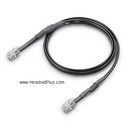 plantronics modular dual filter cable for cs50, awh-55+ base *di view