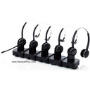 jabra pro 9450, 9460, 9470 spare headset 5-unit charging stand view
