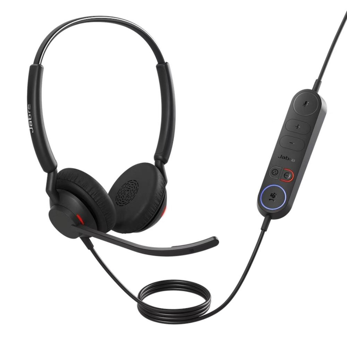 jabra engage 40 wired stereo usb-a headset inline control, teams view