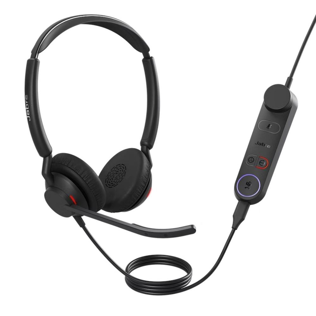 jabra engage 50 ii stereo usb-c headset w/control unit, ms teams view
