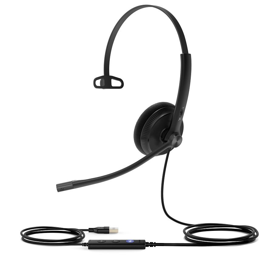 yealink uh34 mono teams usb-a computer headset, microsoft view