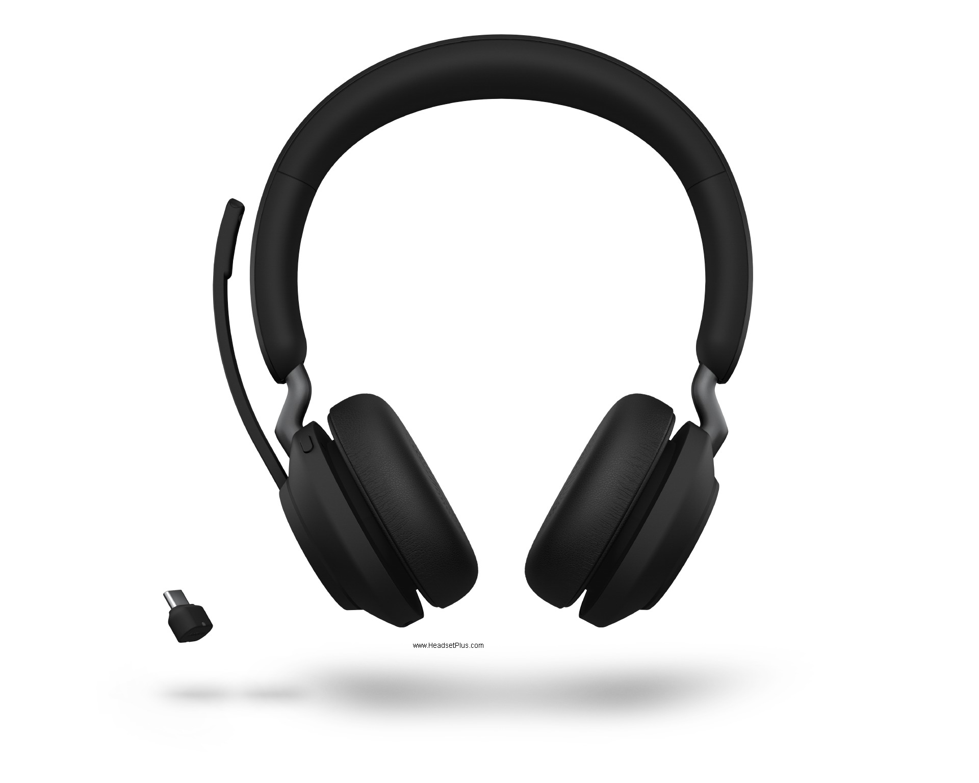 jabra evolve2 65 ms stereo bluetooth wireless usb-c headset icon view