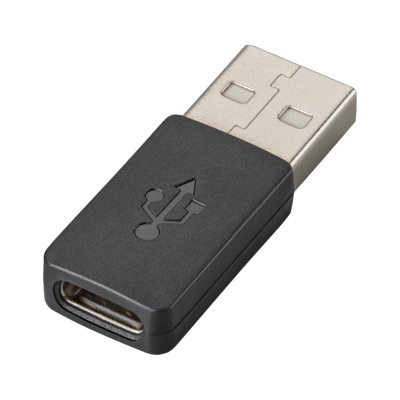 poly (plantronics) usb-c to usb-a adapter view