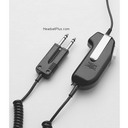 plantronics shs1890-10 6-wire push-to-talk amplifier 10' view