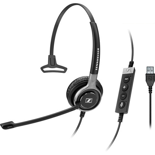 sennheiser sc 630 ml usb-a single sided headset, ms teams cert view