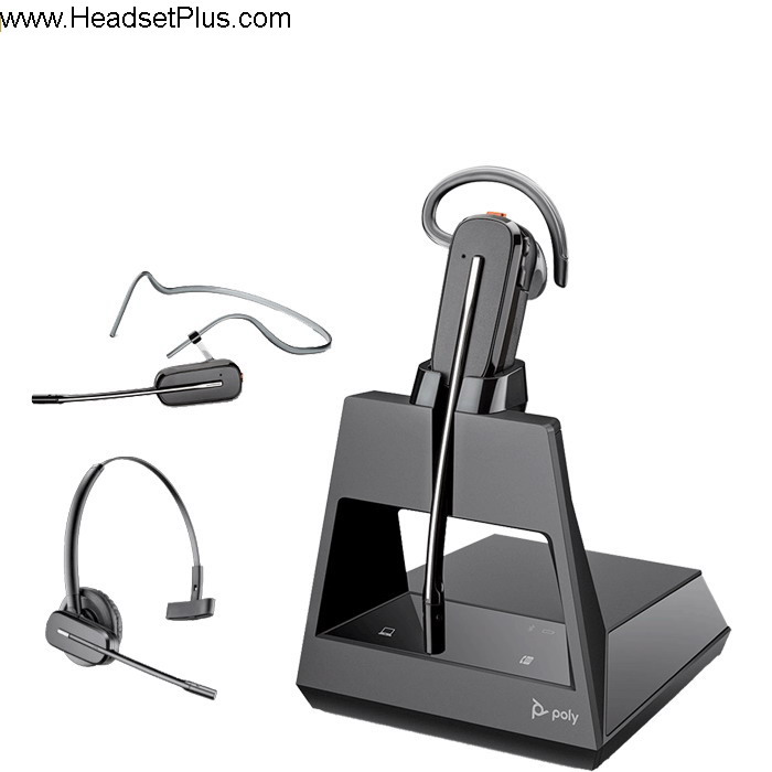 poly voyager 4245-m office convertible headset ms team *disconti view