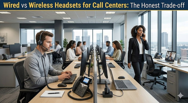Wired vs Wireless Headsets for Call Centers: The Honest Trade-off