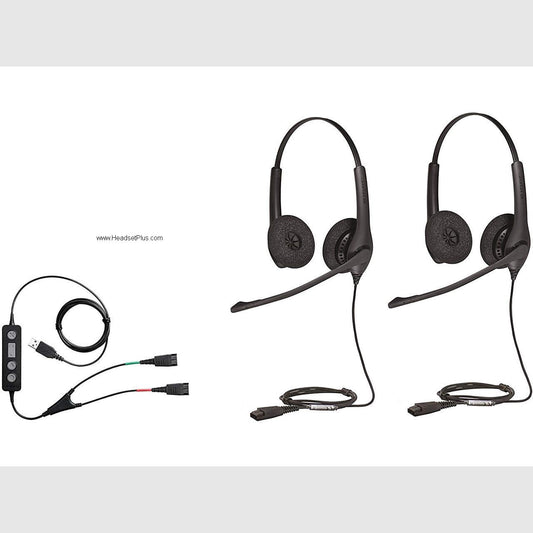 Jabra USB Computer Training Bundle 2x Jabra Biz 1500 Duo Headset