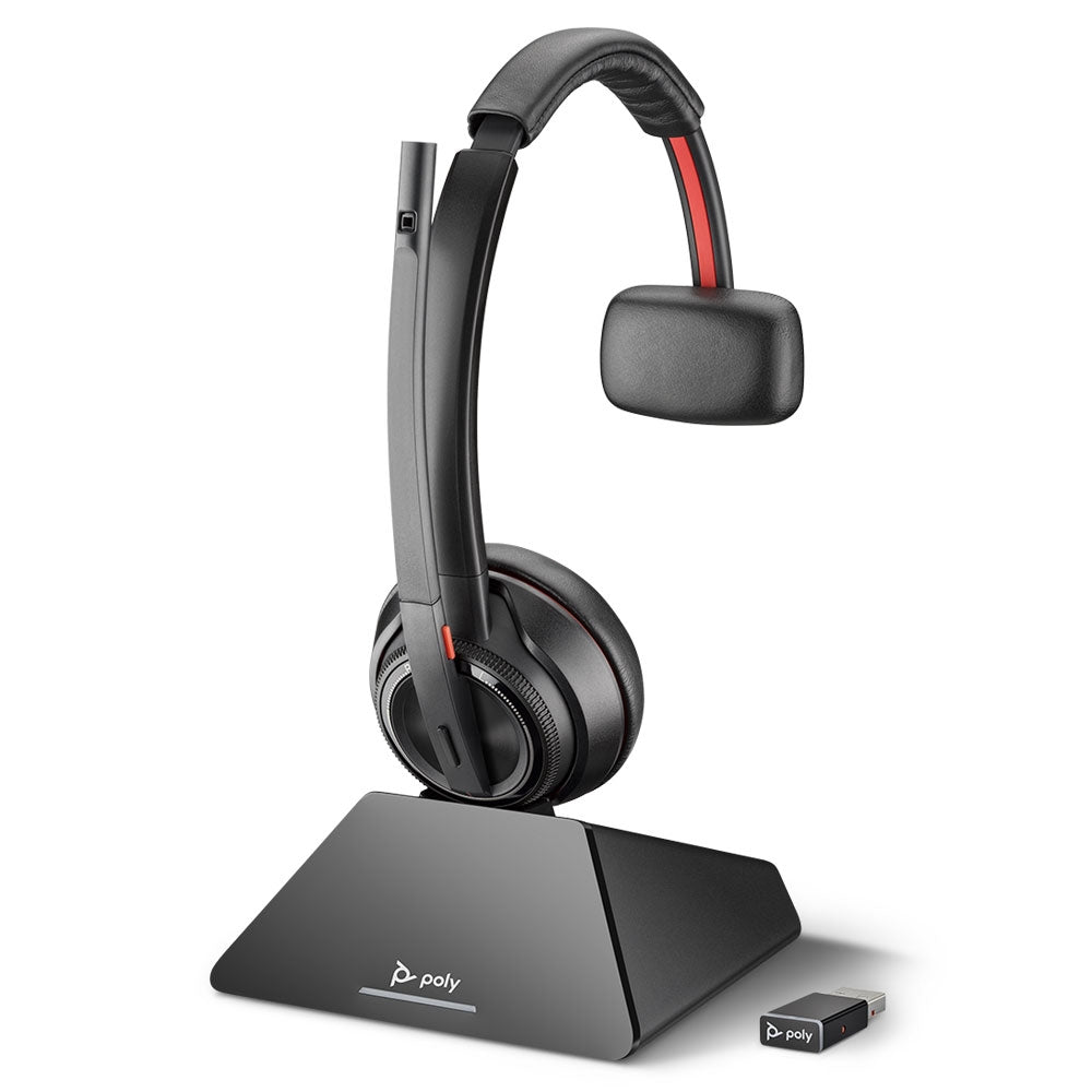 Plantronics Savi 8210 MS Mono USB-A Wireless Headset, Teams Certified