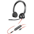 Poly 3325 Blackwire USB-C Stereo Headset w/3.5mm, MS Teams Cert