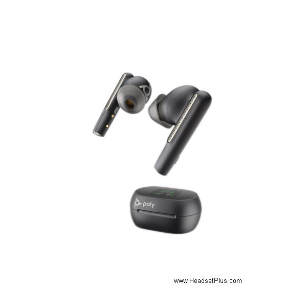 Poly Voyager Free 60+ ANC Wireless Earbuds - Touchscreen Charge Case