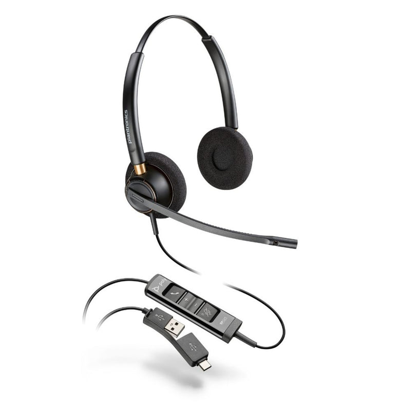 Poly Plantronics EncorePro EP525 Stereo Digital Headset