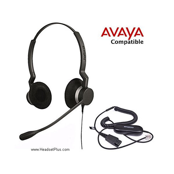 Jabra Biz 2300 Duo Avaya 1400 2400 4600 5600 9400 9500 Certified