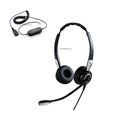 Jabra Biz 2400 II Duo Ultra Noise Canceling Direct Connect Heads