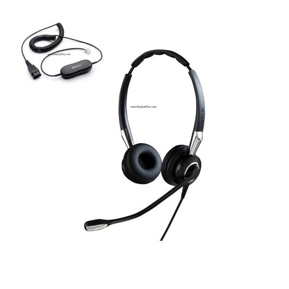 Jabra Biz 2400 II Duo Noise Canceling Direct Connect Headset