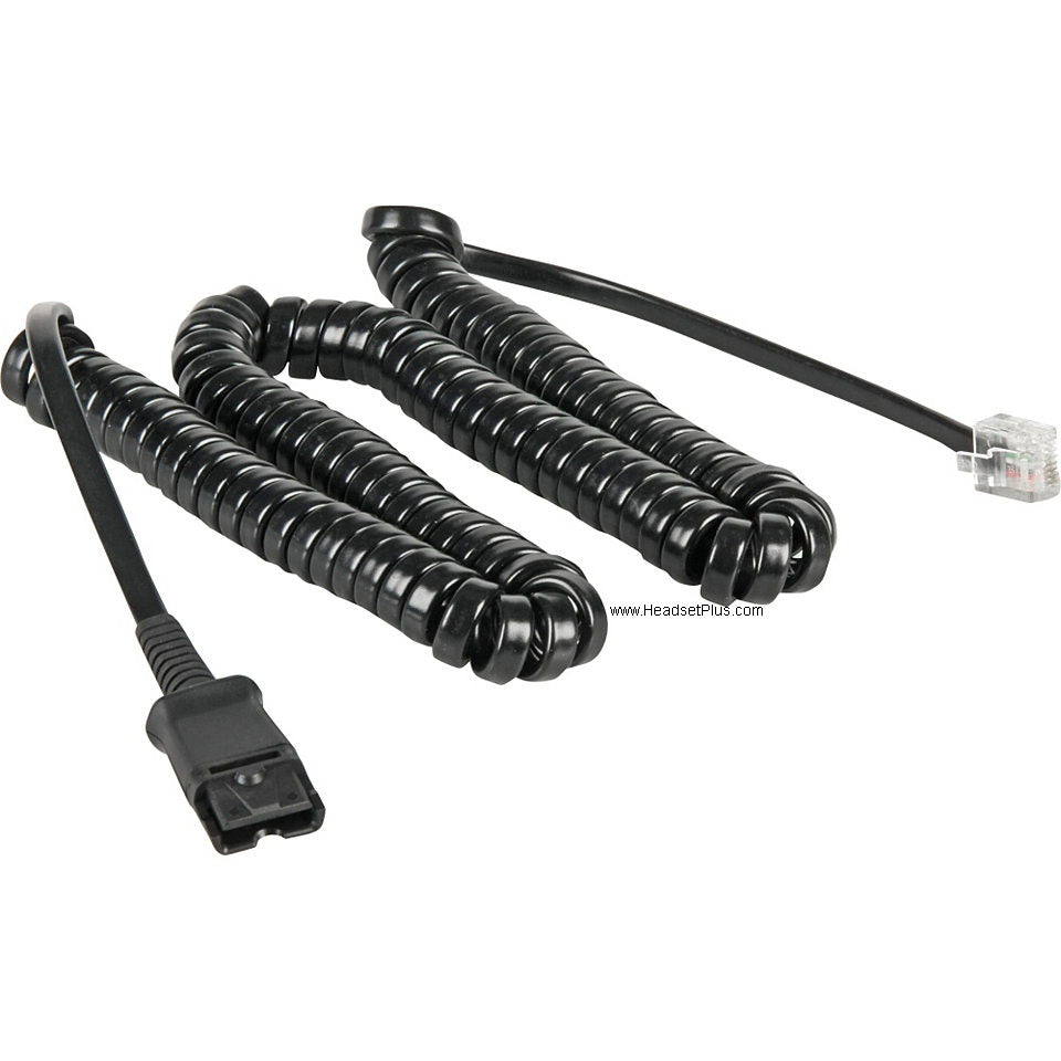 Plantronics U10P-S19 QD to RJ-45 Cable for Aastra/Siemens Phones