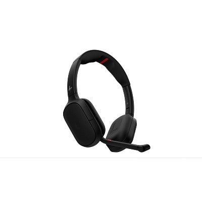 HP Poly Focus 6 Series Headsets designed for hybrid work in stereo wearing styles.