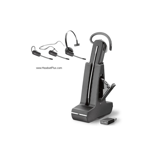 Poly Savi 8245-M MS USB Wireless Headset w/Unlimited Talk, Teams Certified
