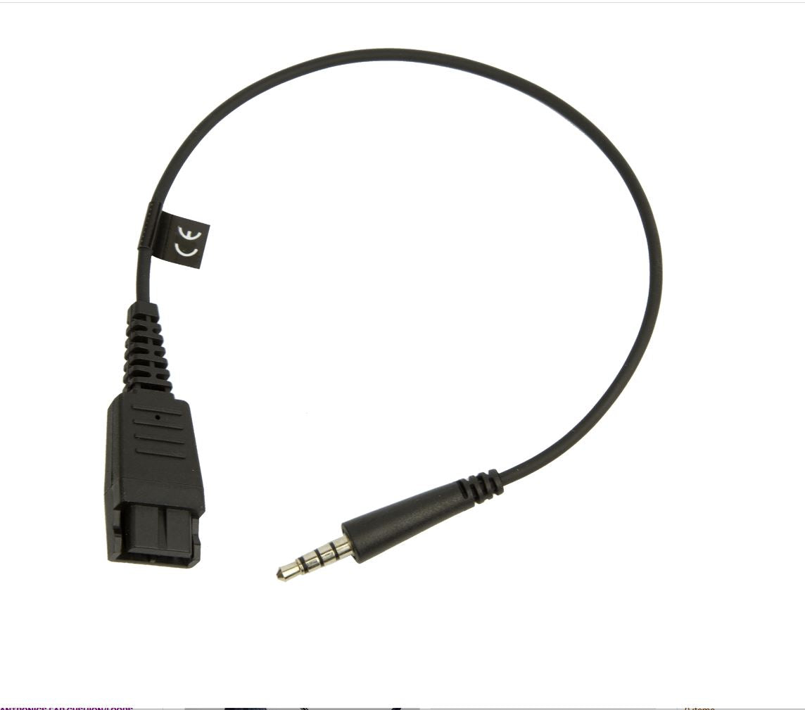 Jabra 3.5mm Headset QD Cable for Jabra Speak 410/510 (no return)