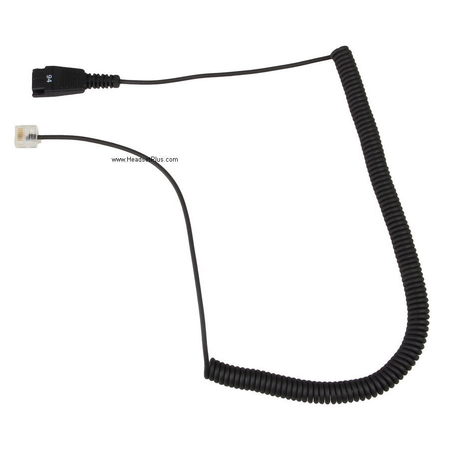 Jabra 8800-01-94 QD RJ-45 cable 6ft for Aastra/Siemens/Mitel