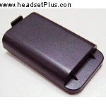 Replacement rechargeable battery pack for the cordless handset, seen from the contact side