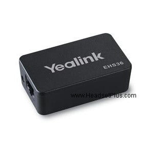 Yealink EHS36 electronic hook switch adapter box with connector ports on the side