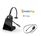 Jabra Engage 65 SE Mono+EHS Polycom Phone Headset Bundle
