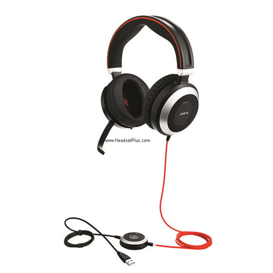 Jabra EVOLVE 80 MS Microsoft Lync Stereo USB Headset *DISCONTINUED*