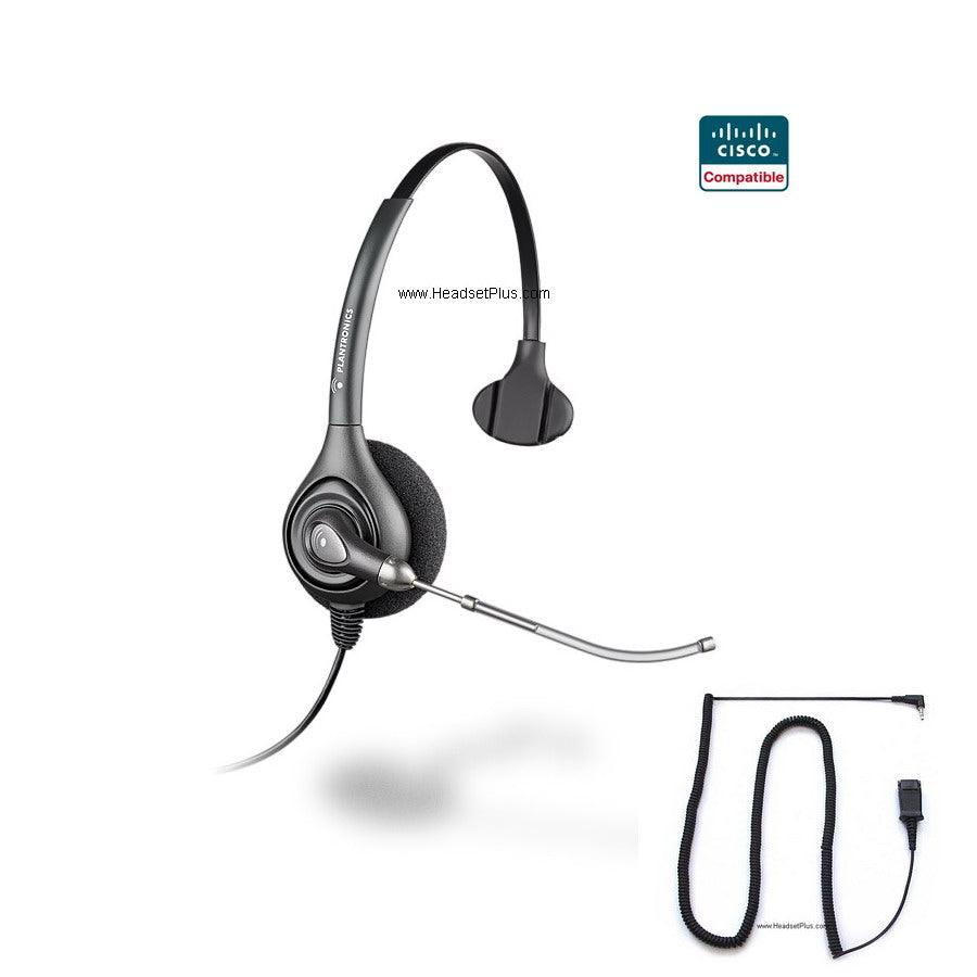 Plantronics HW251-SPA 303 5xx 9xx Voice Tube Headset *DISCONTINUED*
