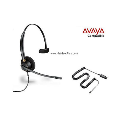 Plantronics HW510-Avaya 1400 2400 4600 5600 9400 9500 Headset