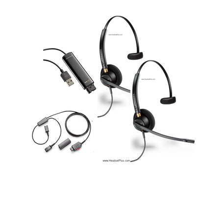 Plantronics USB Training Bundle with 2 x HW510 Headsets